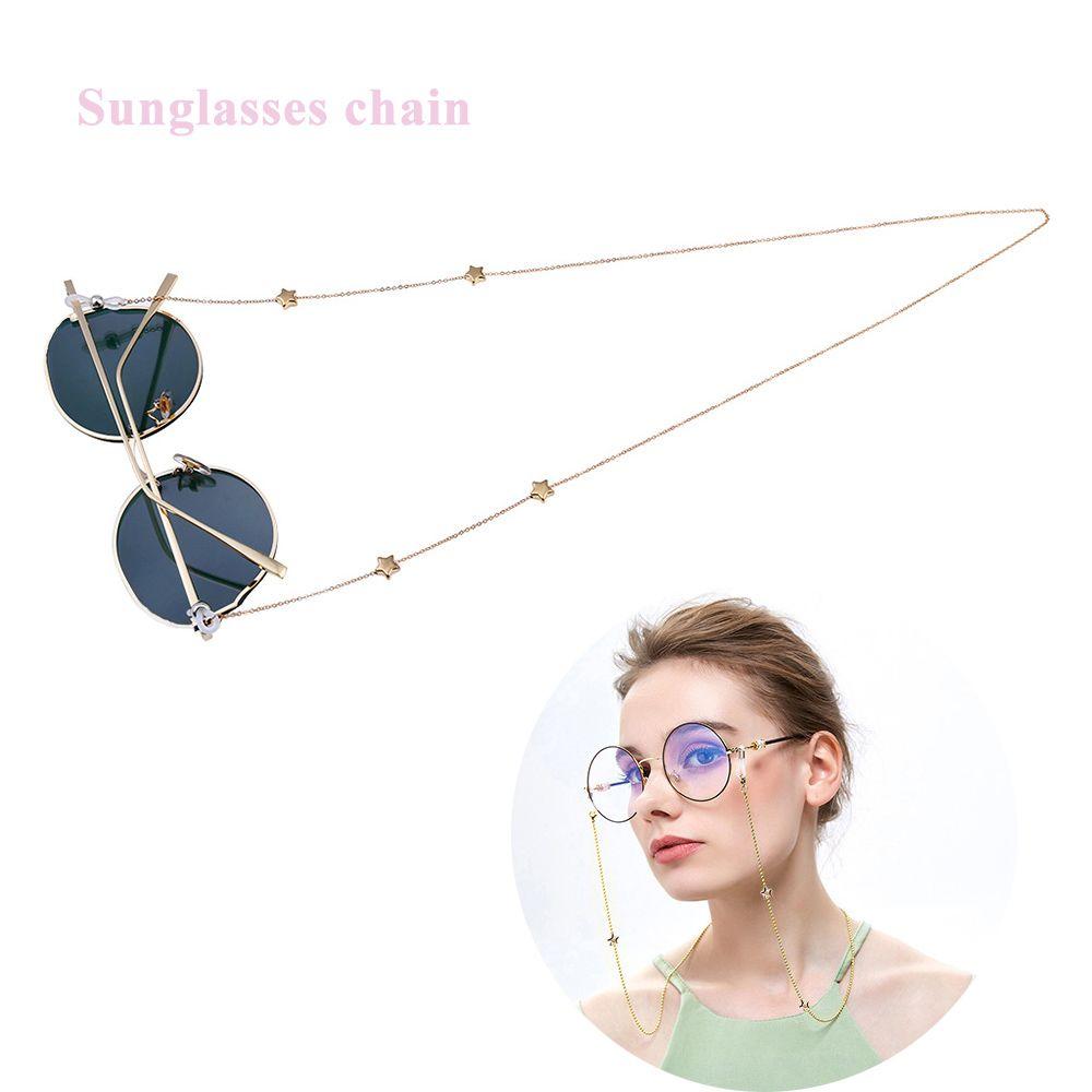 

Women Hollow Neck Strap Glasses Rope Glasses Chain Eyeglass Chains Eyewears Cord Glasses Holder золотой