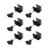 6pcs 1 Hole Movable Door Limit Stopper Vertical Horizontal Window Safety Lock  Home Safety