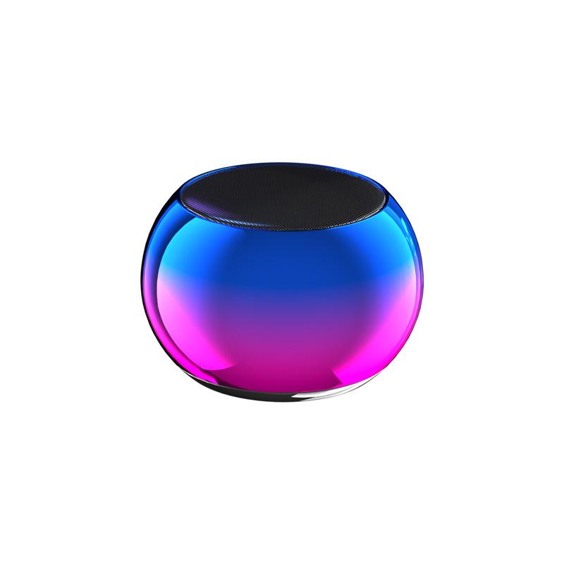 Přenosný bezdrátový Bluetooth reproduktor Nový kovově šedý těžký subwoofer Venkovní mini Bluetooth malý reproduktor pro domácí kancelář