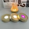 Round Wooden LED Light Base Multicolor USB Display Night Lamp Holder  Bars