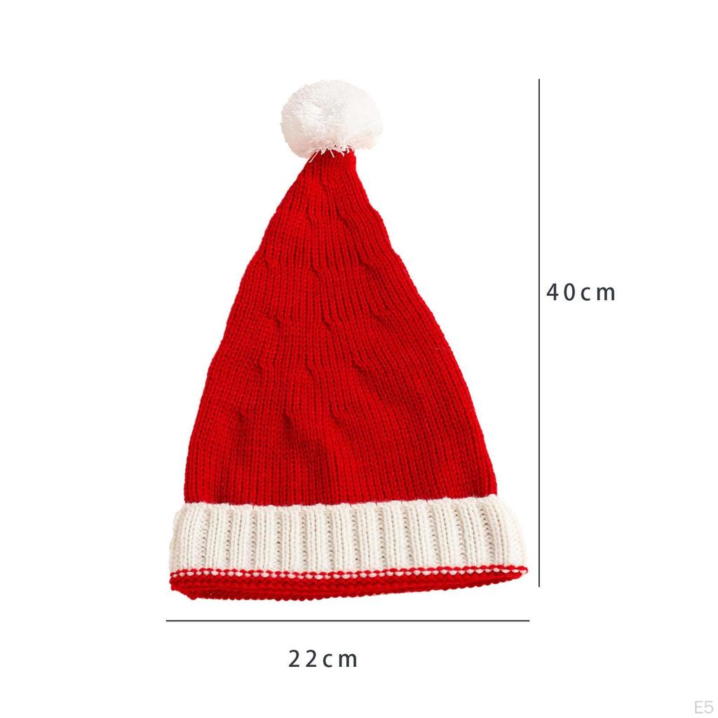 Christmas Hat Cap Warm Photo Props, Costume Accessories Santa for Holiday,