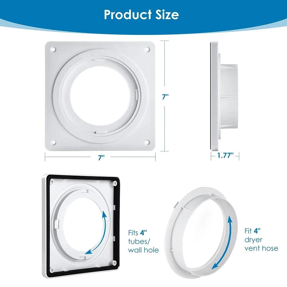 Quick Connector Dryer Vent Connector User Friendly Vent Kit Installation Kit Leak-free Design Residential Commercial Use
