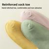 Sock - Summer Lightweight Pure Cotton Anti-Bacterial Odor-Resistant Solid Color Short Socks - Cotton Absorbs Sweat - Simple and Versatile