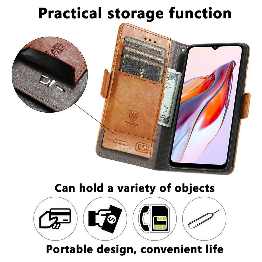 Multifunctional Magnetic Flip Cover Leather Case for Xiaomi/Redmi series.Xiaomi 13 Lite/Poco X5/Redmi Note 12/12C...Where Fashion Meets Function