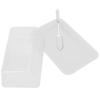 Rectangular Butter Cutting Box with Lid Portable Butter Storage Box for Home KitchenWhite