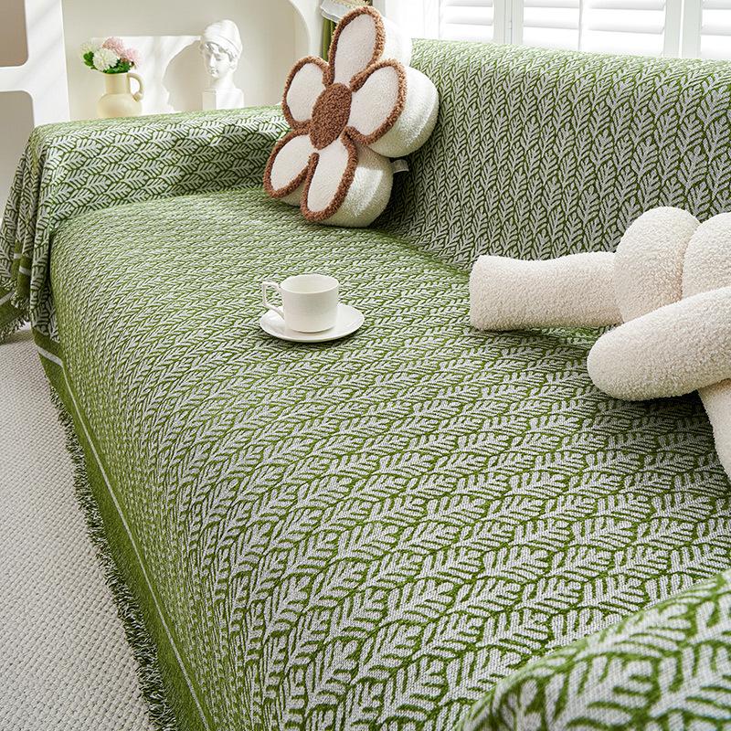 Fresh Simple Sofa Cushion Four Seasons Universal Thickened Full Covered Sofa Cover Cover Cloth