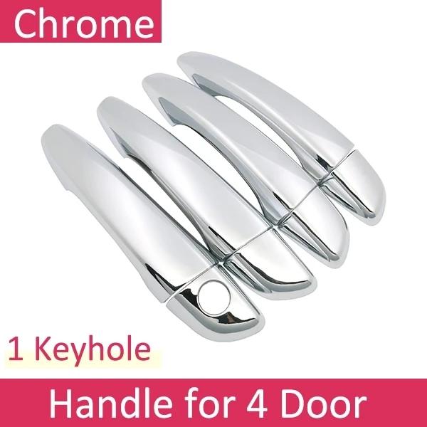 Car Door Handle Covers For Peugeot 208 MK2 P21 2020~2025 Scratch Proof Chromium Styling Stickers Exterior Parts Auto Accessories