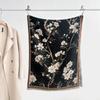 Autumn and winter new double-sided color oil painting series imitation cashmere thickened warm scarf women's air conditioner shawl