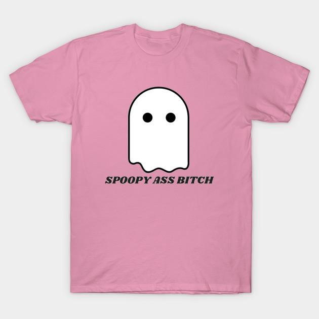 T Shirt Women Spoopy Ass Bitch Harajuku Print Kawaii Tshirt Summer Short Sleeve Female T-Shirt Top Tee
