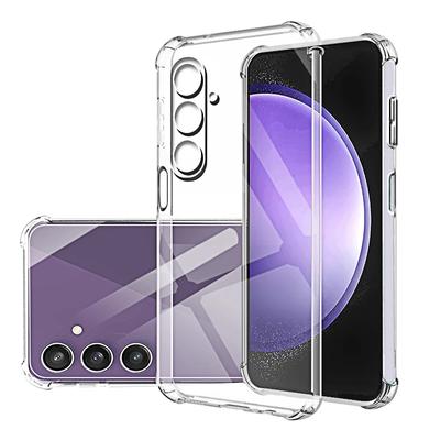 S24 Ultra Plus-deksel Krystallklar airbag Støtsikkert, mykt silikontelefondeksel for Samsung Galaxy S24 S 24 Ultra Plus S24Ultra S24Plus TPU-deksel