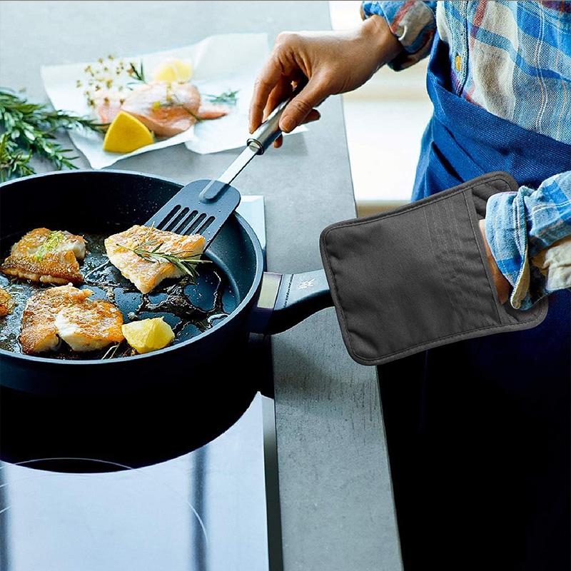 Maschinenwaschbare Ofen-Kochmatten Großhandel Tägliche Küchenbacken Kochtasche Topfhalter Baumwolle Hitzebeständiger Topflappen Heißpads