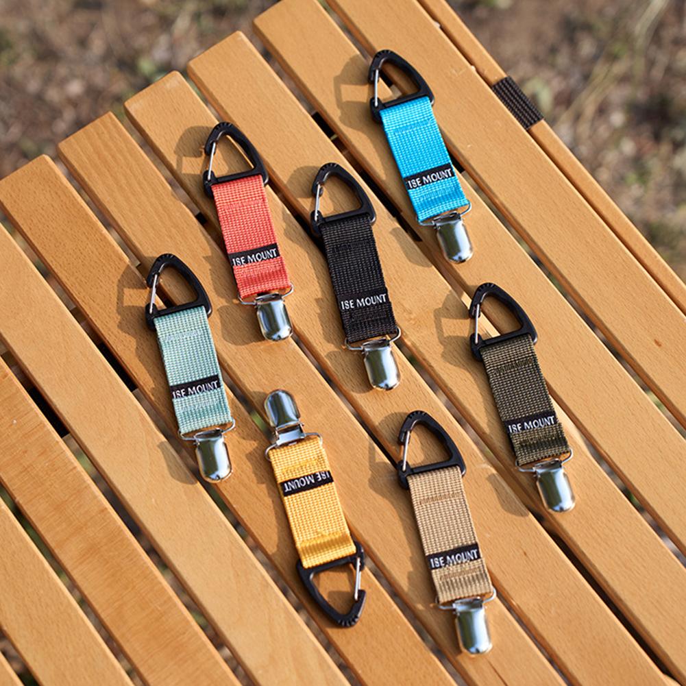 Outdoor travel straw hat clip Portable hat companion bag clip outdoor glove organizer baseball cap holder hats brim hanging hook