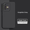 Angel Eyes Square Liquid Silicone Phone Case for VIVO V23 Pro 5G Soft Mobile Cover VIVOV23 V 23 V23Pro 360 Protective Shield Bag