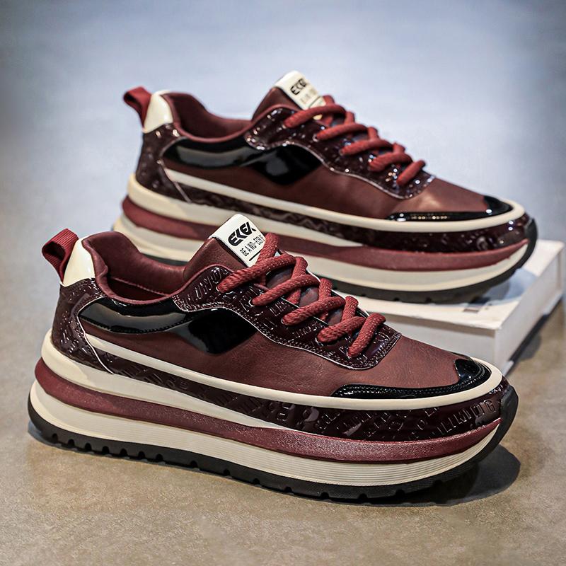 New Thick Bottom Versatile High Quality Trendy Fashion Anti Slip Casual Sports High Help Breathable Lightweight Zapatillas