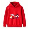Kids Boys Girls Cartoon Fairy Dwarfs Print Hooded Sweatshirt Casual Pullover Hoodie for Children Daily Wear