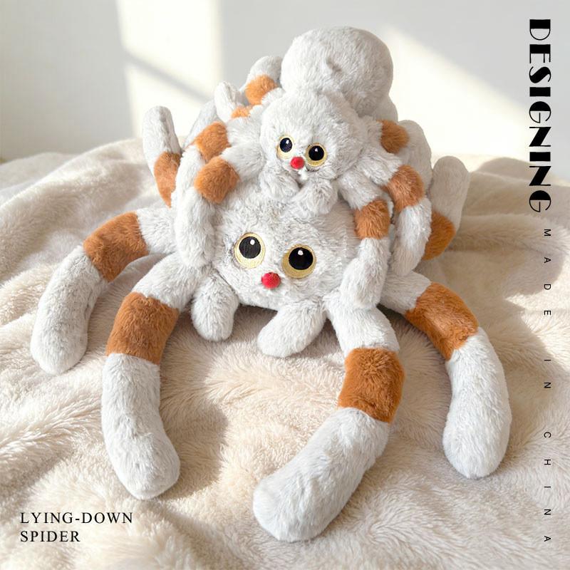Red Nose Spider Plush Toy Soft Toy Decorative Doll Gift For Kids And Adults