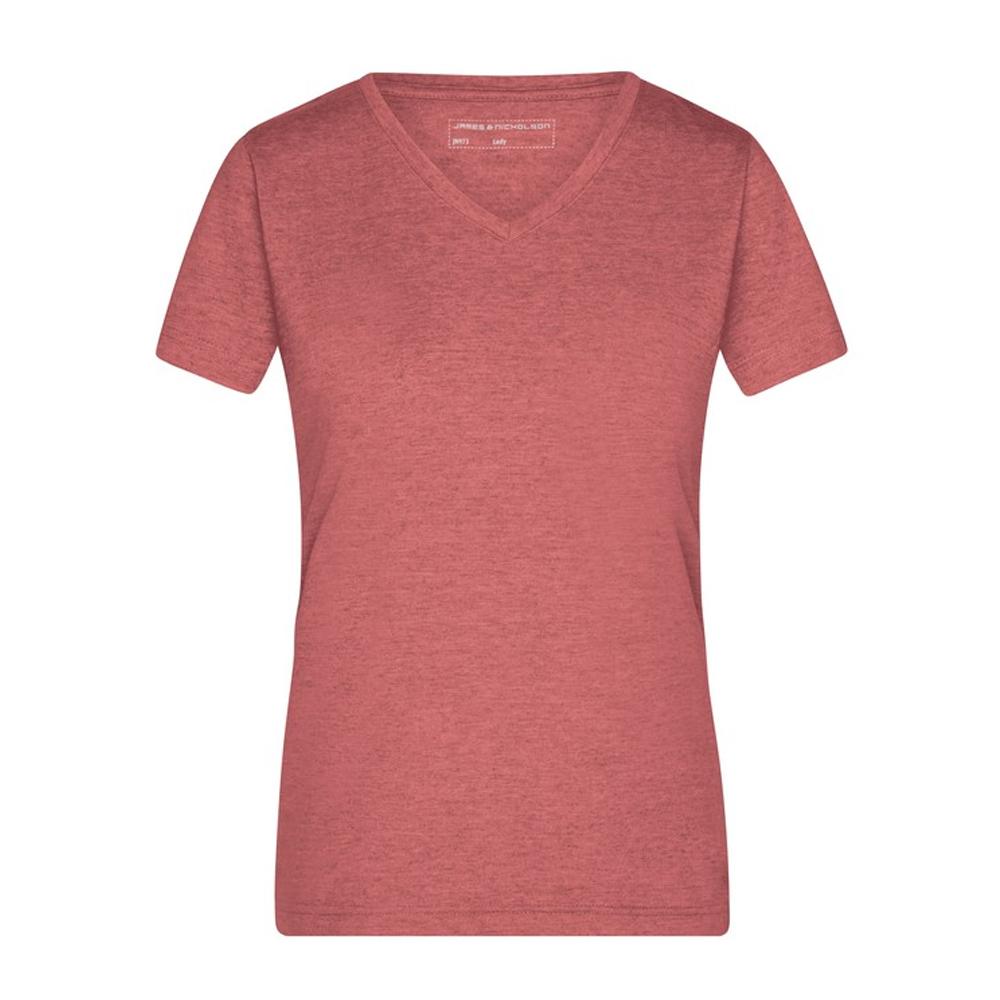 James and Nicholson Womens/Ladies V Neck T-Shirt