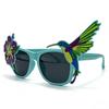 Tropical Party Sunglasses: Funny Champagne Glasses for Hawaiian Beach, Pool, or Cocktail Party Photo Booth.