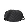 Bag women's bag solid color small bag fashion embroidered messenger bag simple breast bag waist bag embroidered diagonal span bag women's bag