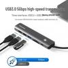 USB-C Hub: 4K HDMI, USB 3.0, Card Reader, Dock for Laptop/Tablet