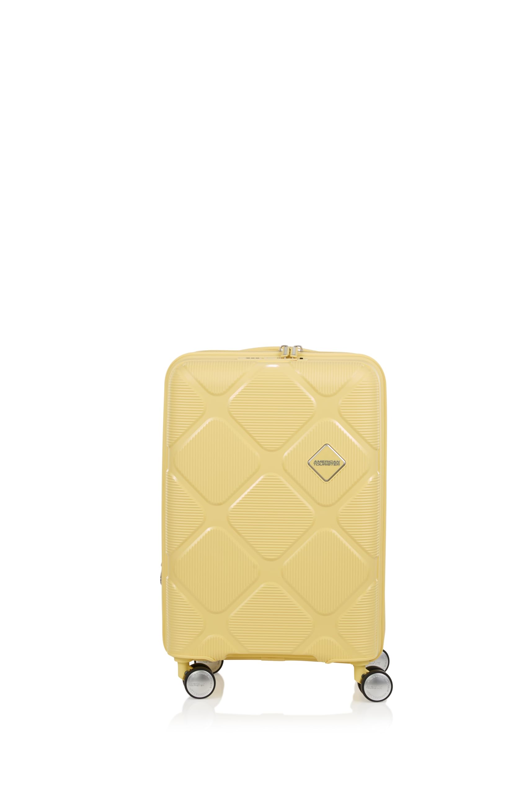 

American Tourister Instagon Spinner 55/20 Expandable Suitcase, TSA Compatible, Carry-on Compatible, 35/42L, 55cm, 2.8kg, Pastel Yellow