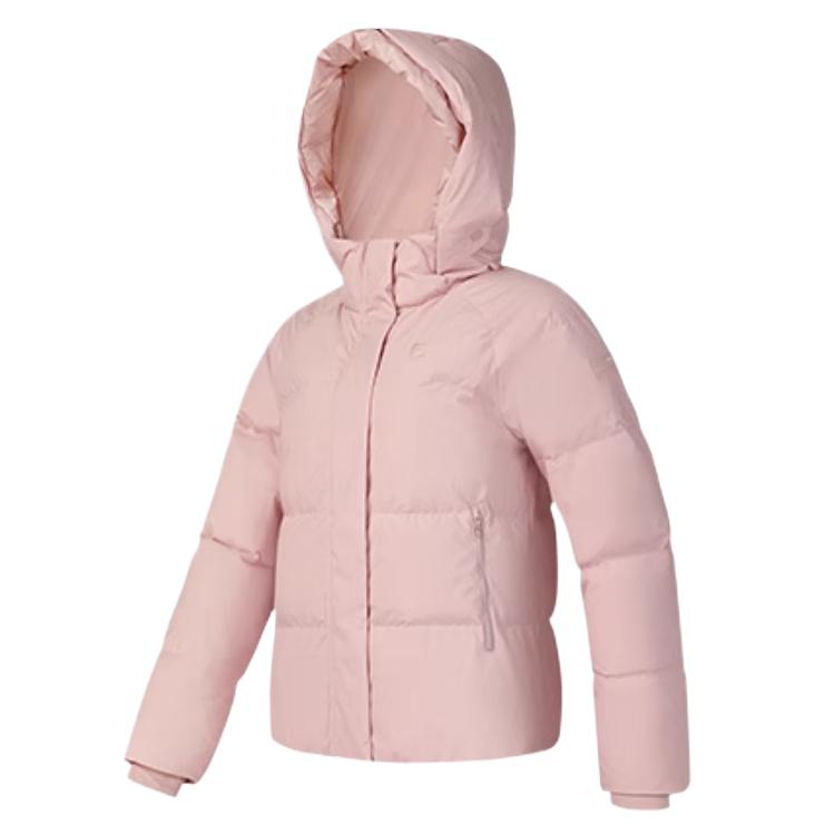 

New FILA Fitness Series Down Jacket Women s Light Purple Red PK A61W441901F-PK 165/84A/M