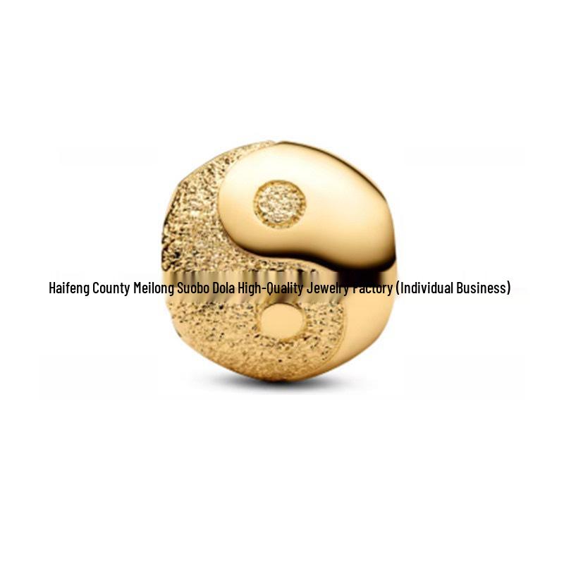 Neue vergoldete S925 Silber Cartoon Anhängerperlen: Stern, Mond, Herz und Schmetterling für DIY-Armbänder