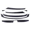 8pcs/set Car Front Upper Bumper Grille Sticker Molding Trim Decoration Fit For Honda Civic 2016 2017 2018   Matt Black
