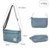 Shoulder water black [Legat Largo] bag, repellent, silky, LI-V0081, women's,