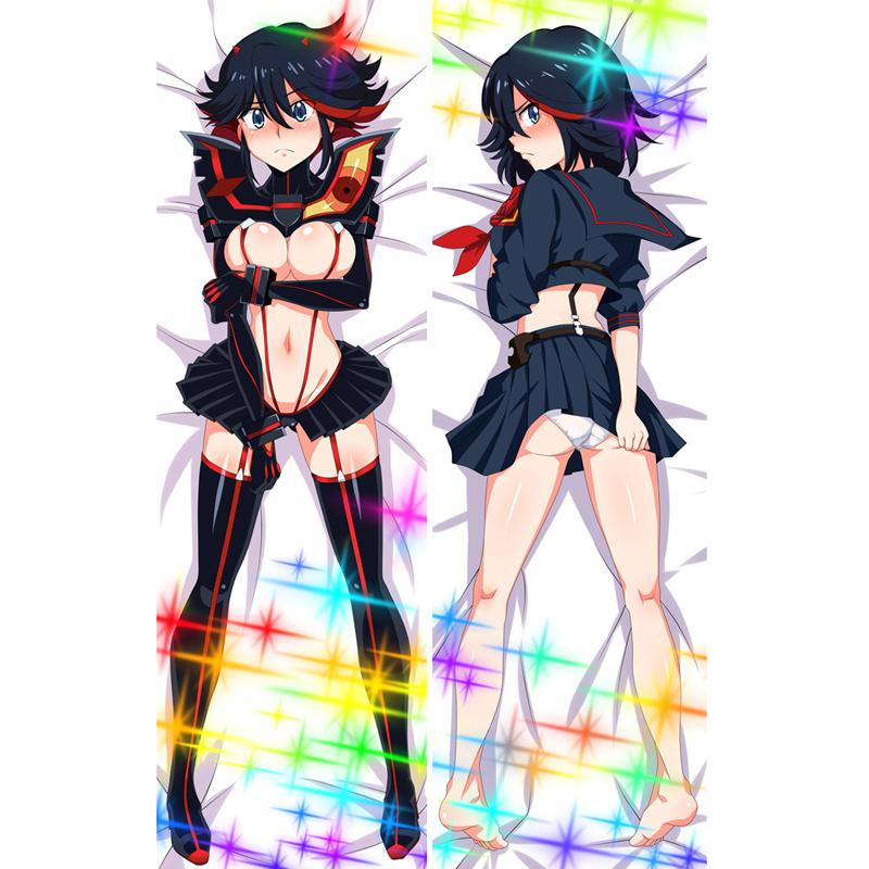

180 см аниме KILL la KILL Matoi Ryuuko Dakimakura наволочка косплей отаку обнимающая наволочка для всего тела подушка постельное белье украшение 34x100cm Peach Skin красный