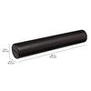 Amazon Basics High-Density Round Foam Roller for Exercise and Recovery, 91cm, Black
