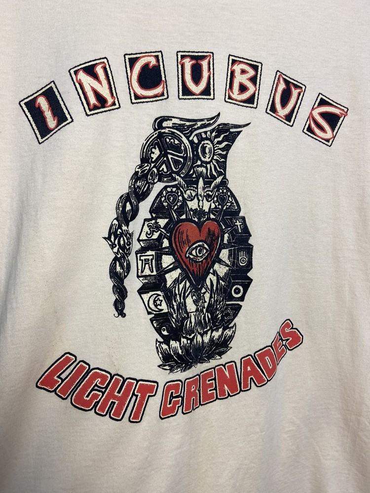 

New Incubus Light Grenades Tour Cotton T-shirt Unisex S-5XLwhite color Unisex T-Shirt M