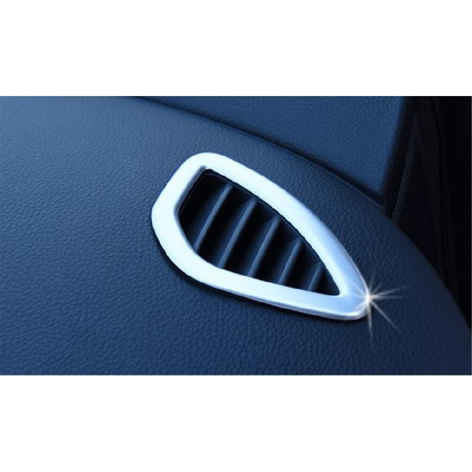 For Chevrolet Cruze 2016-19 Matte Silver Left And Right Air Outlet Vent Trim 2X