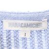 Unused NARACAMICIE Long Sleeve Cotton Knit Cardigan 1 Light Blue Women Used