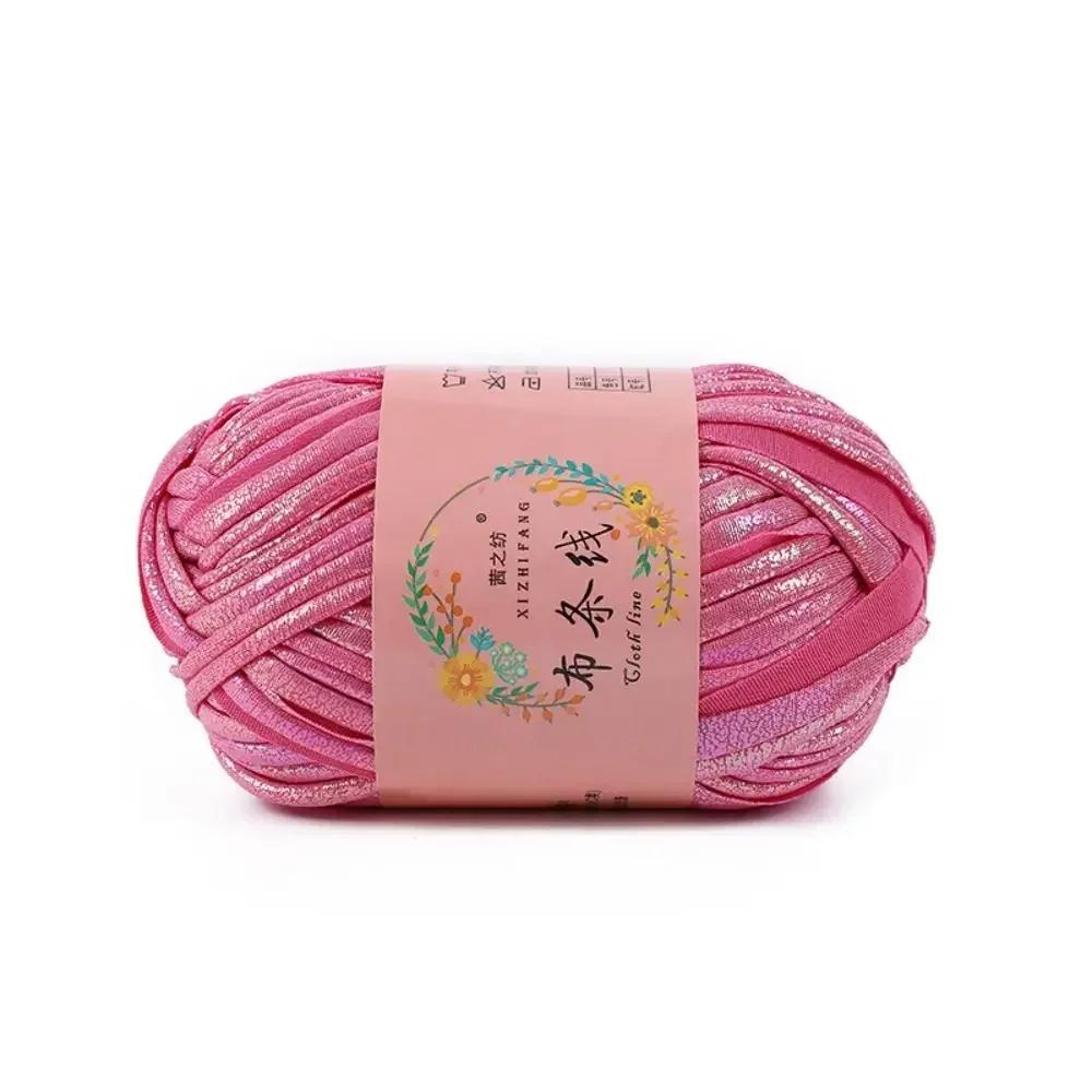 100g Ecopelle Filato da Crochet Lucido Filato per Maglia Fai-da-te Pallina di Filato per Borsa Coperta Cuscino Maglia Maglia all'Uncinetto Filato