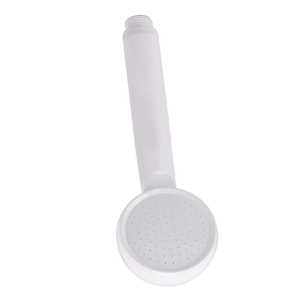 Rain Shower Head Simple Thicken Baking Process Handheld Shower Head with Ergonomic Handle for Bathroom White