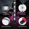 Kairiyard 8PCS Motorcycle Underglow LED Light Kit, App Control Multicolor Motorcycle LED Light Kit Music Sync RGB Strips Light Waterproof Compatible