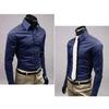 Herren Luxus Freizeit Formelles Hemd Langarm Slim Fit Business Hemden Oberteil