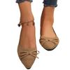 New Type of Women's Knitted Flat Shoes with A Shallow Mouth and Flying Woven Shoes