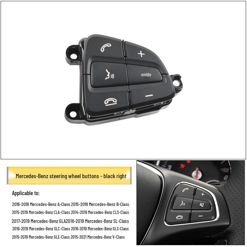 Mercedes-Benz Steering Wheel Buttons for GLS, GLE, A, B, and V Class - Multifunctional Switches W292