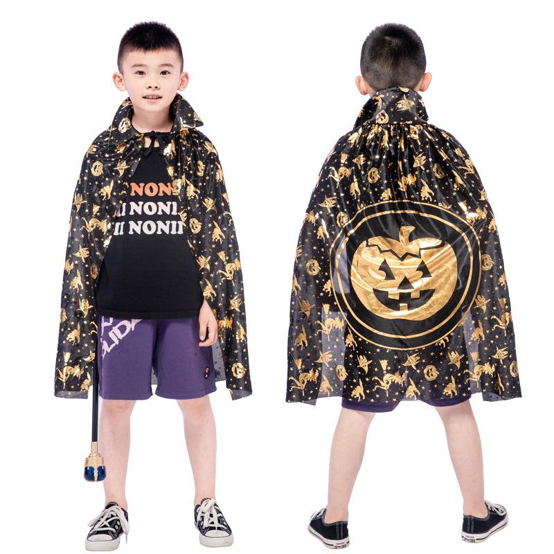 Halloween Five-Star Cape Set: Cosplay Witch Cloak Costume for Boys and Girls One Size