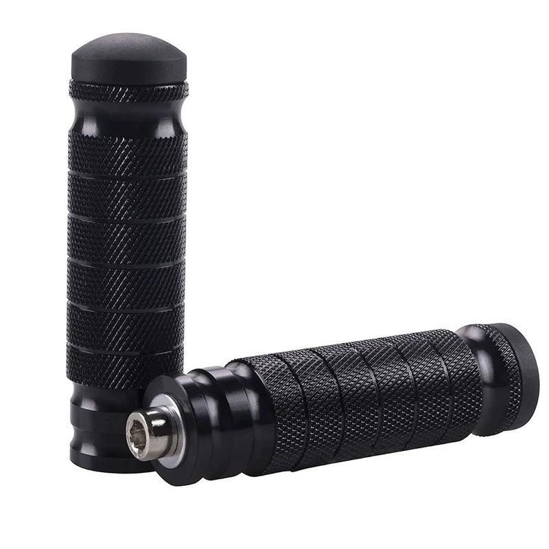 Motorbike Rearset Footrests Rear Seat Pedal CNC Aluminum Alloy Foot Pedal Replacement for Motorcycle Pedals with Non Slip Design