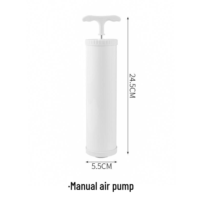 Hanging Vacuum Compression Bag for Clothes - Down Jacket Storage with Side Pull & Dustproof Hook