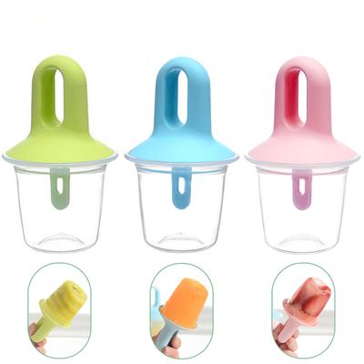 Mini Ice Popsicle Mold Ice Cream Ball Lolly Maker Popsicle Molds Baby Fruit Shake Ice Cream Mold DIY Homemade Ice Pops Mold