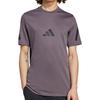 Adidas T Shirts Men's Purple Crew Neck Moderate JC7924
