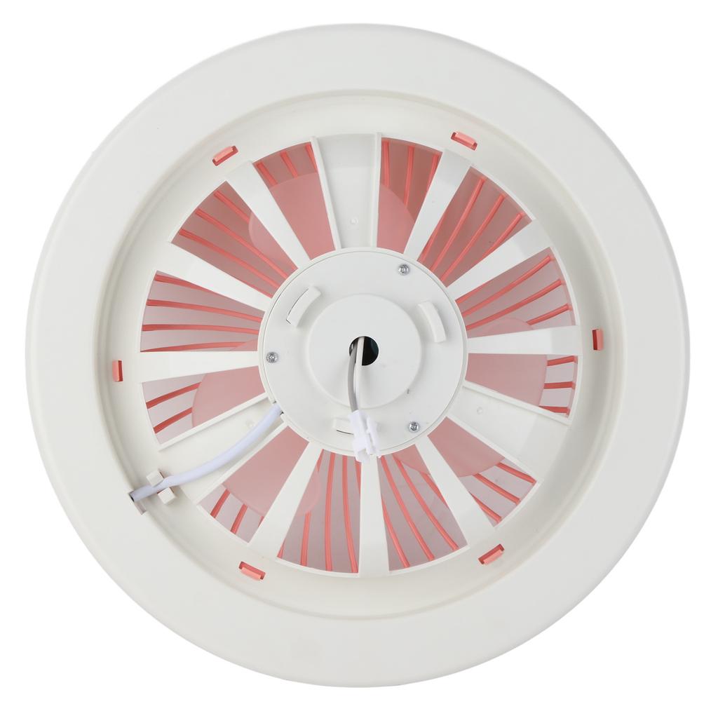 Ceiling Fan Light Small E27 30W Silent Adjustable LED Fan Lamp for Kids Room Bedroom 85?265V