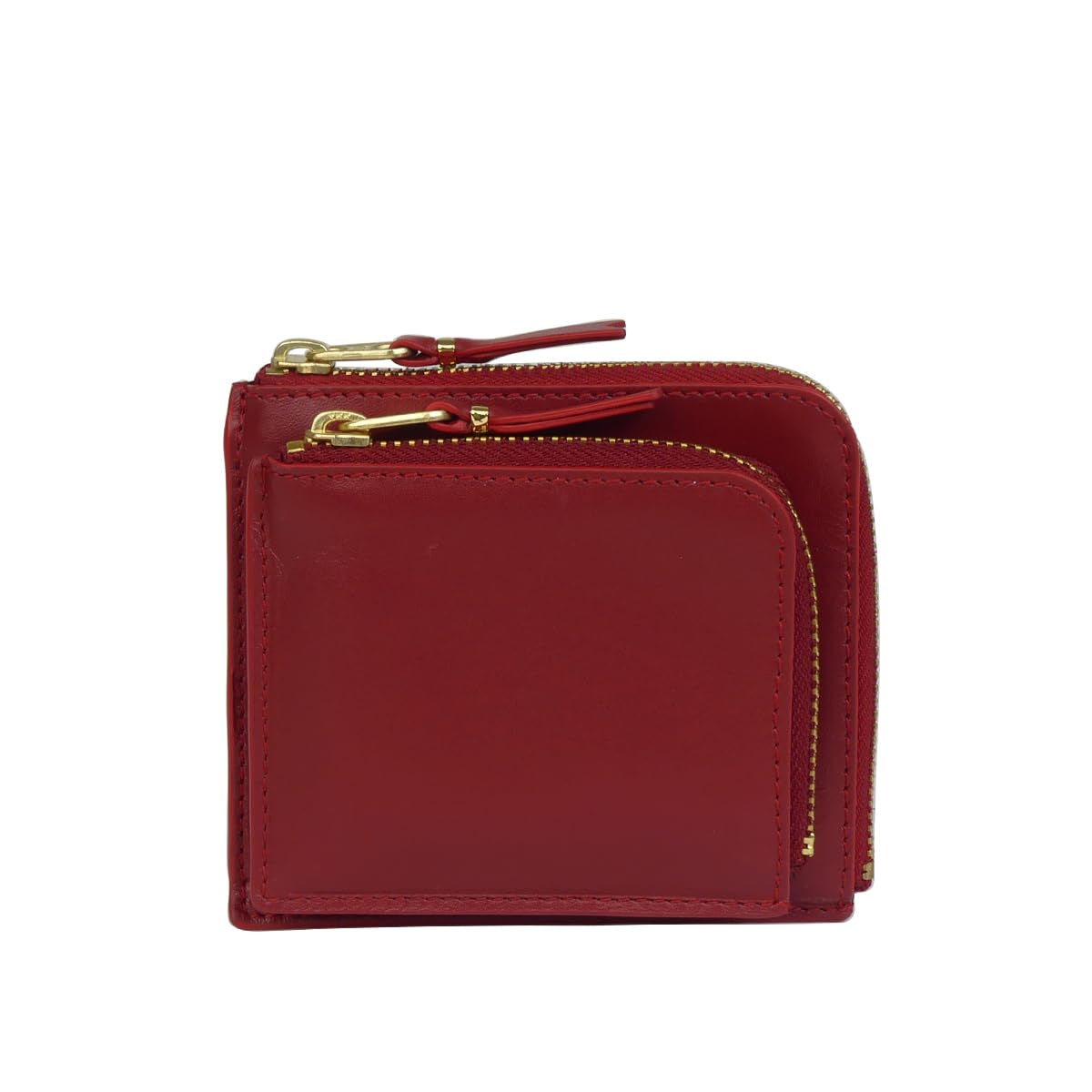 

COMME des GARCONS zipper OUTSIDE POCKET wallet coin case RED SA3100OP L-shaped men s [item] червоний