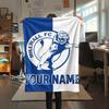 1PC Custom Name Millwall FC Patterned Flannel Blanket Suitable For All Seasons for Home Decor Warmth and Comfort Gifts Holiday Present