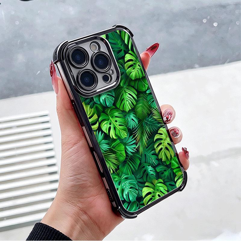 Summer Plants Green Leaf Soft Phone Case For Xiaomi Poco X7 X8 Pro Max X6 X5 X3 F8 Ultra F7 M8 M7 M5S Redmi 15C 15A 15 14C 13C 1