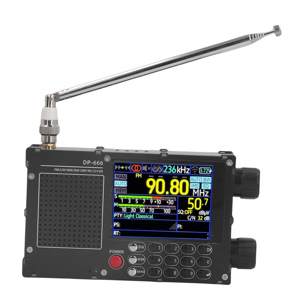 Full Band Radio FM LW MW SW 2.8 Inch     High Sensitivity Handheld Radio for Travel Outdoor Exploration